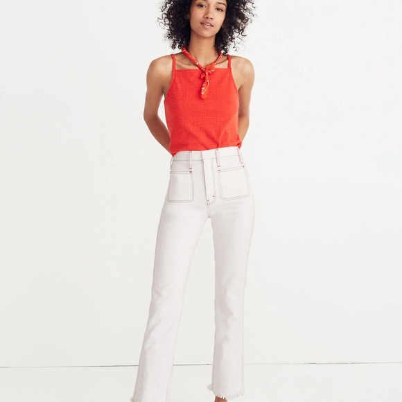 Rigid Demi Boot Crop Jeans: Red White and Blue Edition - Picture 7 of 8